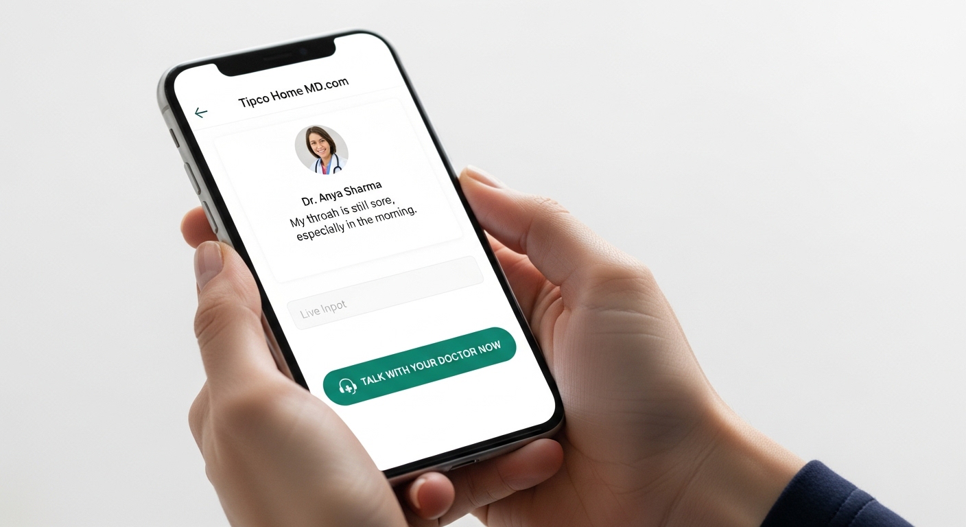 Virtual Healthcare with TipcoHomeMD